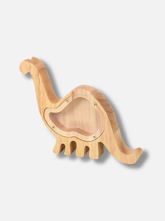 Tirelire en bois dinosaure | DiploWood