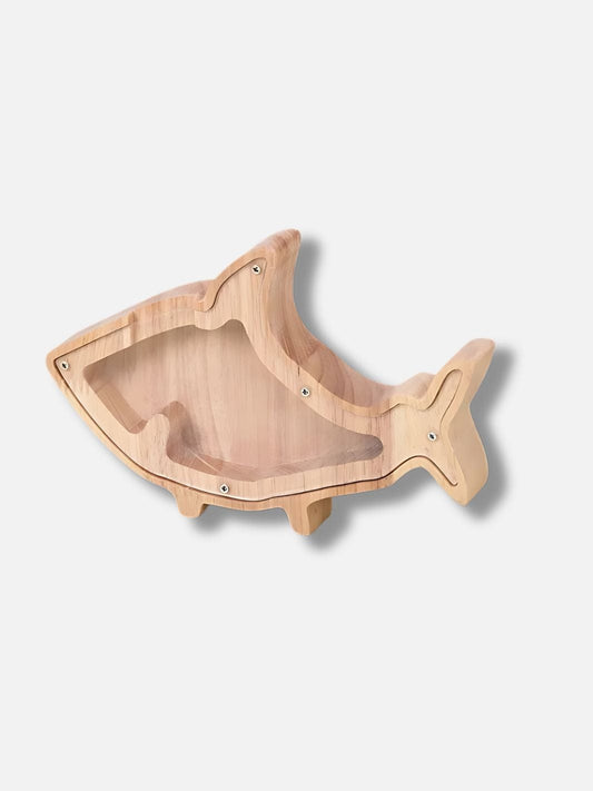 Tirelire en bois requin | SharkWood