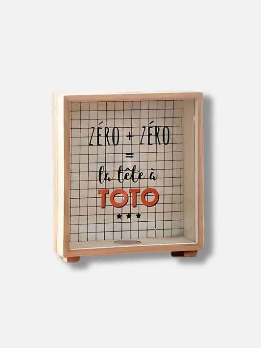 Tirelire transparente | Toto